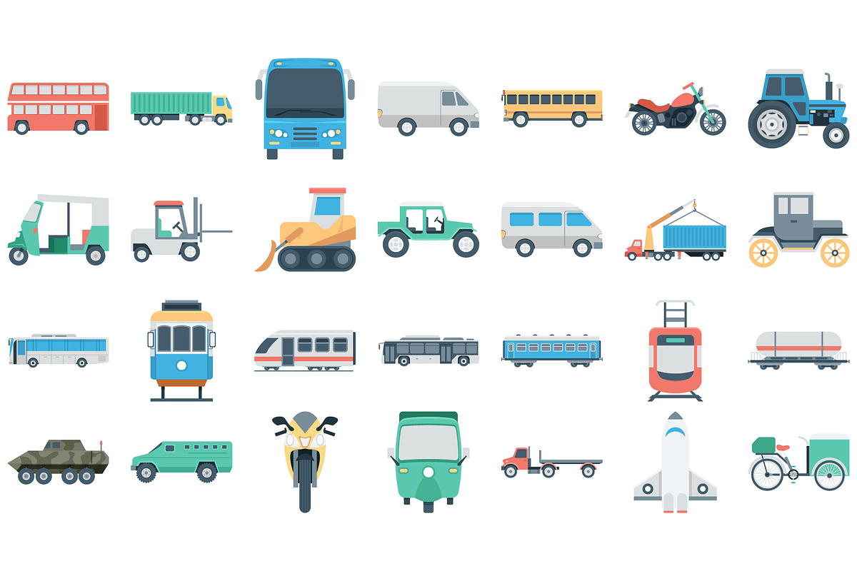 Transport Icon Set for All Travel Ne, an Icon by Vector Portal (Photo 5 of 6)
