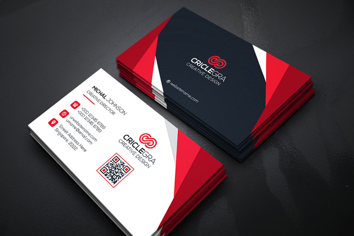 CricleGra Bsuness Card, a Business Card Template by GenerousArt (Photo 1 of 5)