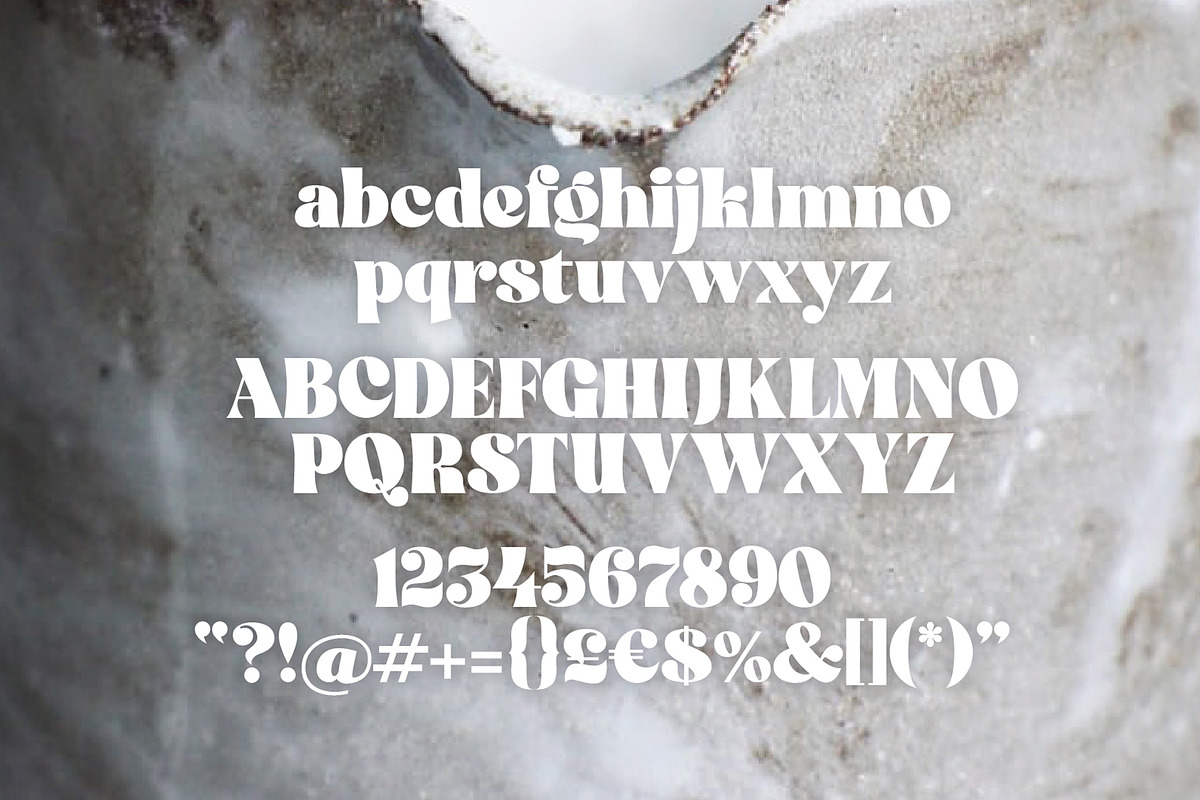 Geeeki - fat serif font, a Serif Font by Drawwwn (Photo 2 of 10)
