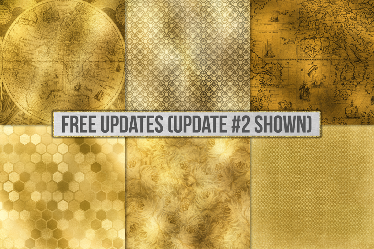 Gold Foil Textures, Gold Backgrounds, a Texture Graphic by Paper Element (Photo 31 of 66)