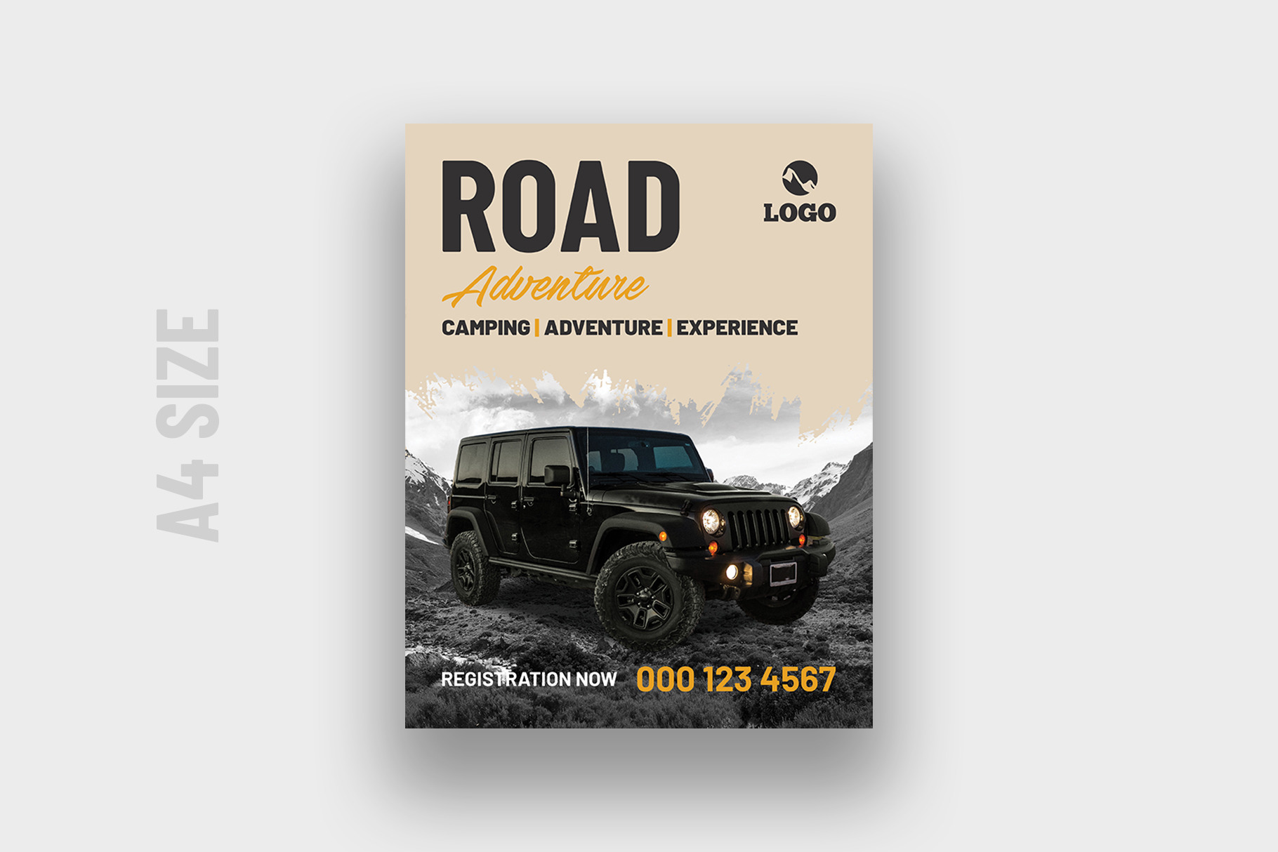 Off-road Flyer Template, a Flyer Template by Shahjahangdb1