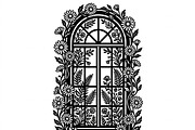 50 Floral French Window Ornament, a Decorative Illustration by Amazin_art (Thumbnail 16 of 44)