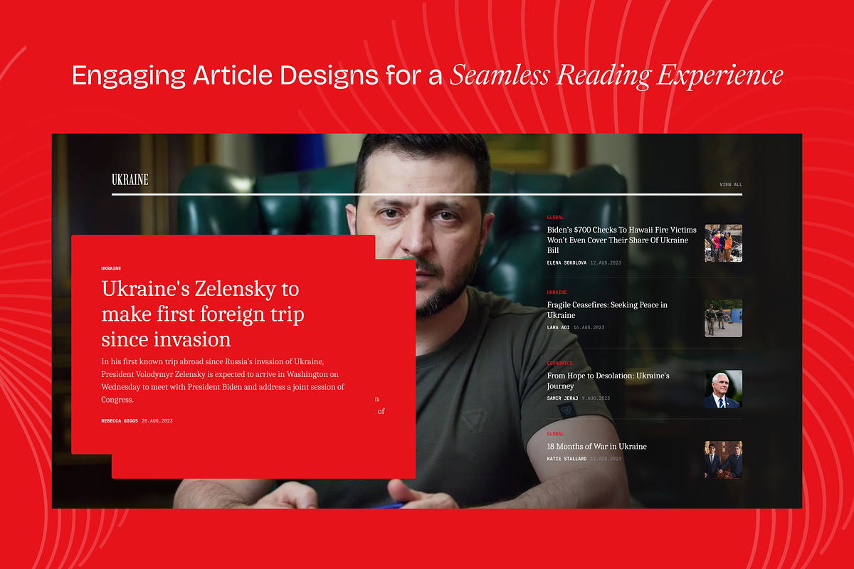 Reporter — News Template for Figma, an UI Kit Template by YoArts (Photo 3 of 5)