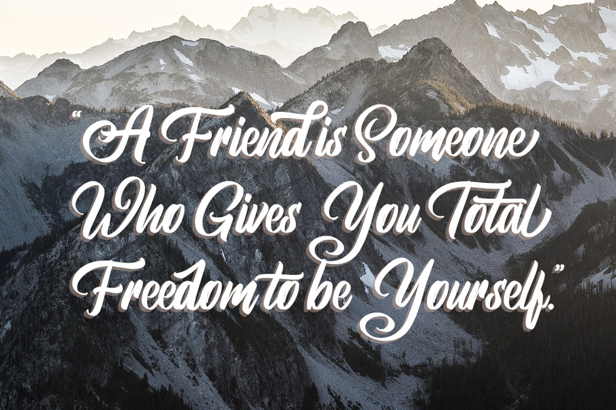Brightsome - Script Font, a Script Font by FHFont (Photo 9 of 10)
