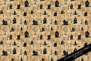 Vintage Halloween Digital Paper, a Pattern Graphic by Chromolume Studio (Thumbnail 8 of 28)