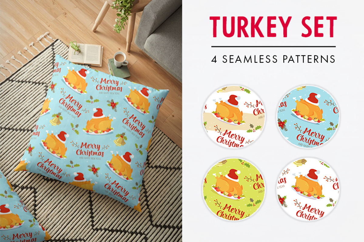 BIG SALE! Christmas patterns bundle, a Pattern Graphic by SunnyWS (Photo 2 of 10)