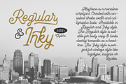 Mayhena Monoline Font, a Script Font by Arterfak Project (Thumbnail 5 of 12)