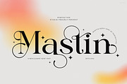 Mastin Elegant Ligature Serif Font, a Serif Font by Perfectype (Thumbnail 1 of 8)
