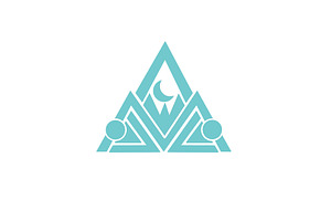 Mountain Climbing Track Logo