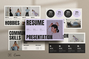 CV Presentation Template Design