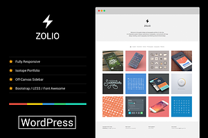 Zolio - Responsive Minimal Portfolio