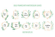 Watercolor leaves, a Decorative Illustration by Iryna Danyliuk (Thumbnail 2 of 11)
