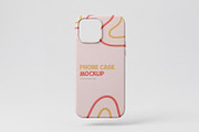 Phone Case Mockup Template, an iPhone Mockup by graphypix (Thumbnail 1 of 4)