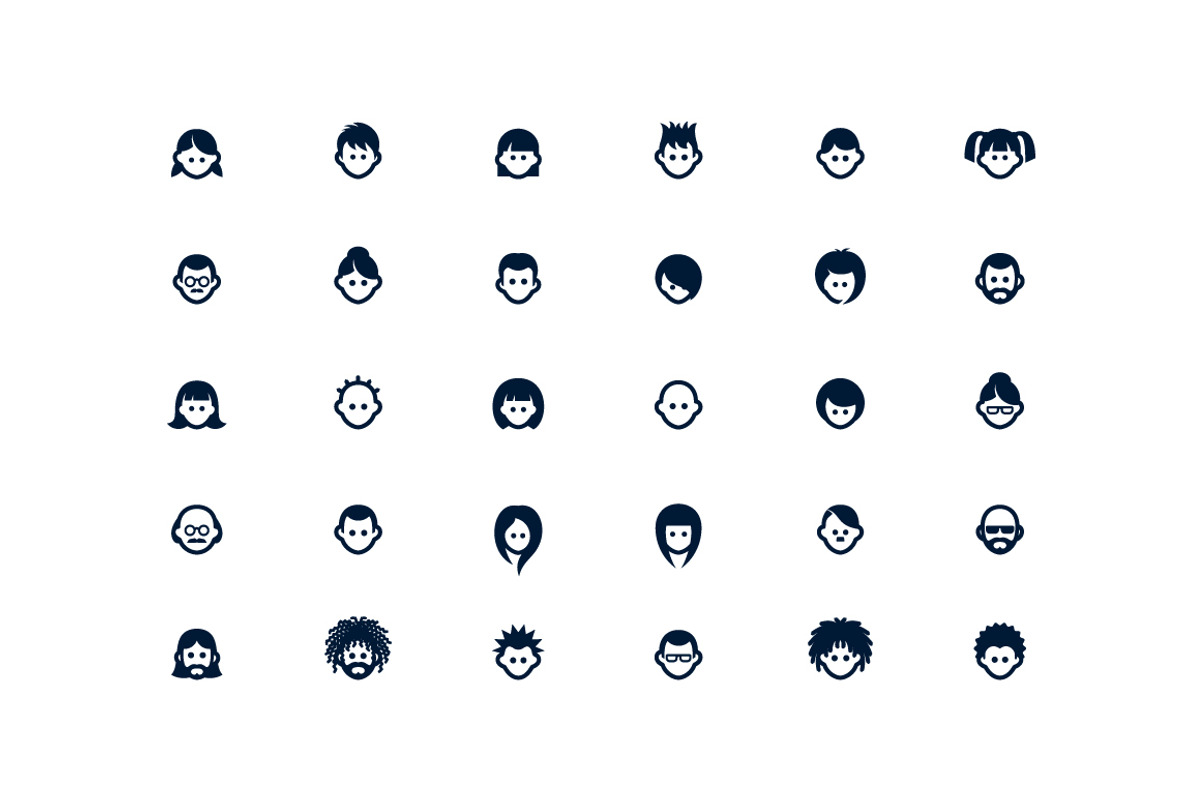 30 face icons, an Icon by popcic (Photo 2 of 2)