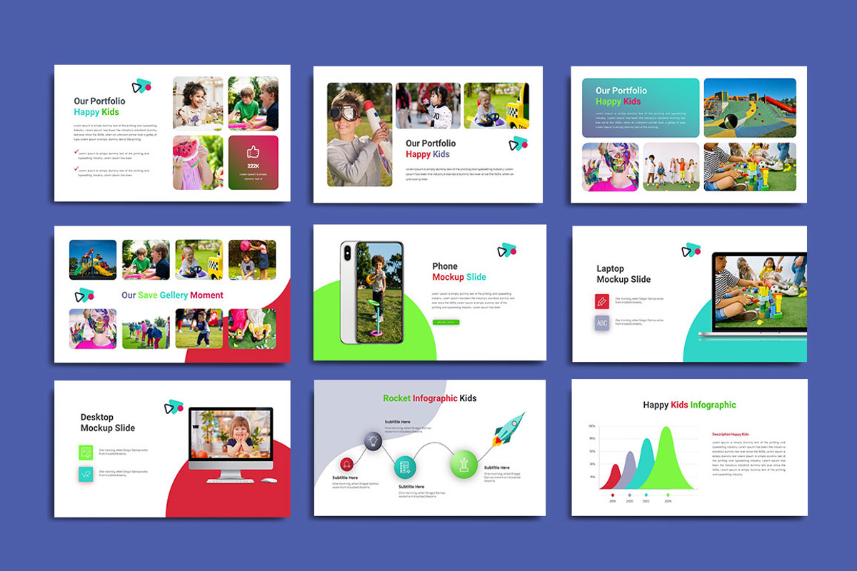 Kids Keynote & Google Slide, a Presentation Template by yanindesign (Photo 4 of 5)