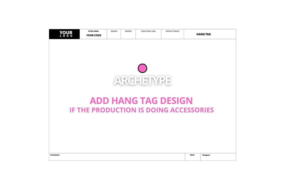Blank Apparel Tech Pack, a Presentation Template by Archetype Design (Photo 5 of 7)