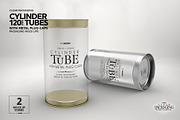 120mm Cylinder Tube Packaging Mockup, a Cups & Container Mockup by INCDesign (Thumbnail 9 of 12)