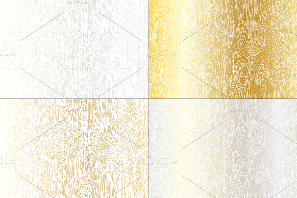 Silver & Gold Natural Textures preview 5