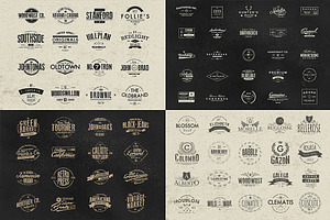 154 Vintage Logos Bundle Vol.3