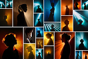 75 Backlight silhouettes, a Person Photo by Handmadefont (Thumbnail 6 of 10)