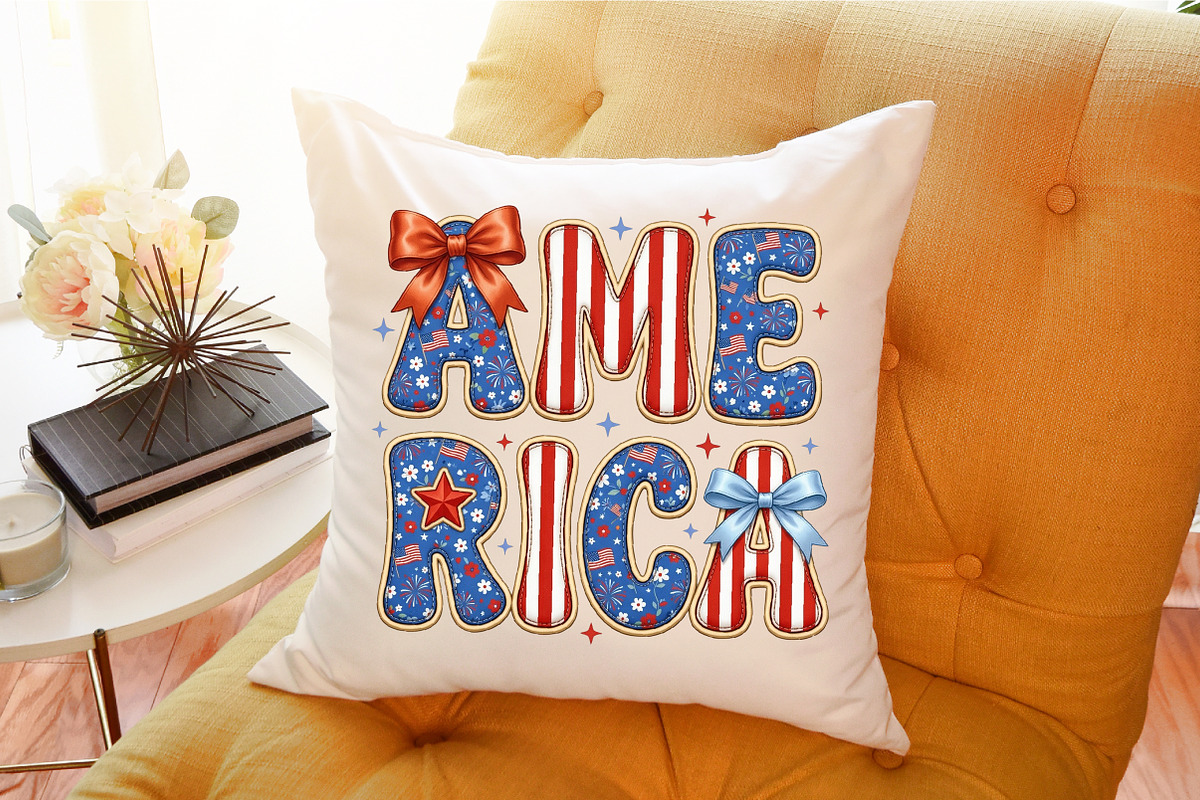 Preppy America PNG, Coquette, a Seasonal Illustration by Sublimation Artist (Photo 9 of 9)