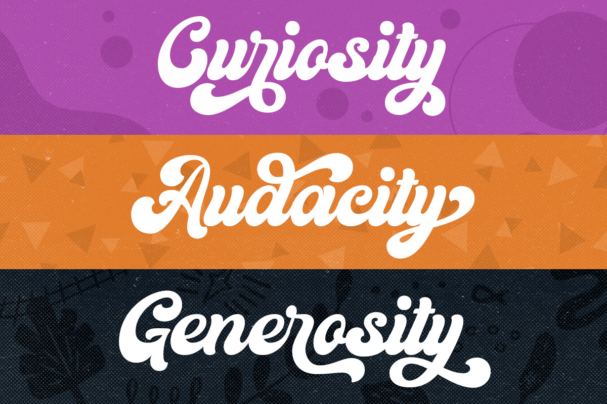 Kandani - Retro Bold Script, a Script Font by Letterhend Studio (Photo 8 of 9)