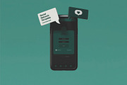 Screen Mockup with Bubble Chat, an Android Mockup by skybluecreative (Thumbnail 2 of 3)