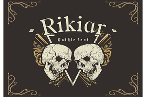 Rikiar Gothic Font