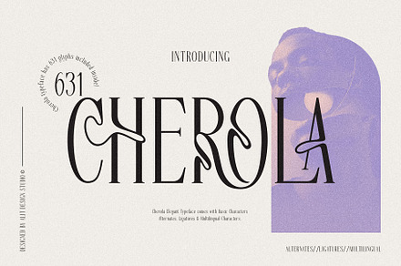 Cherola Typeface, a Serif Font by alit design