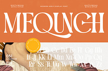 Mequnch Modern Serif Display Font