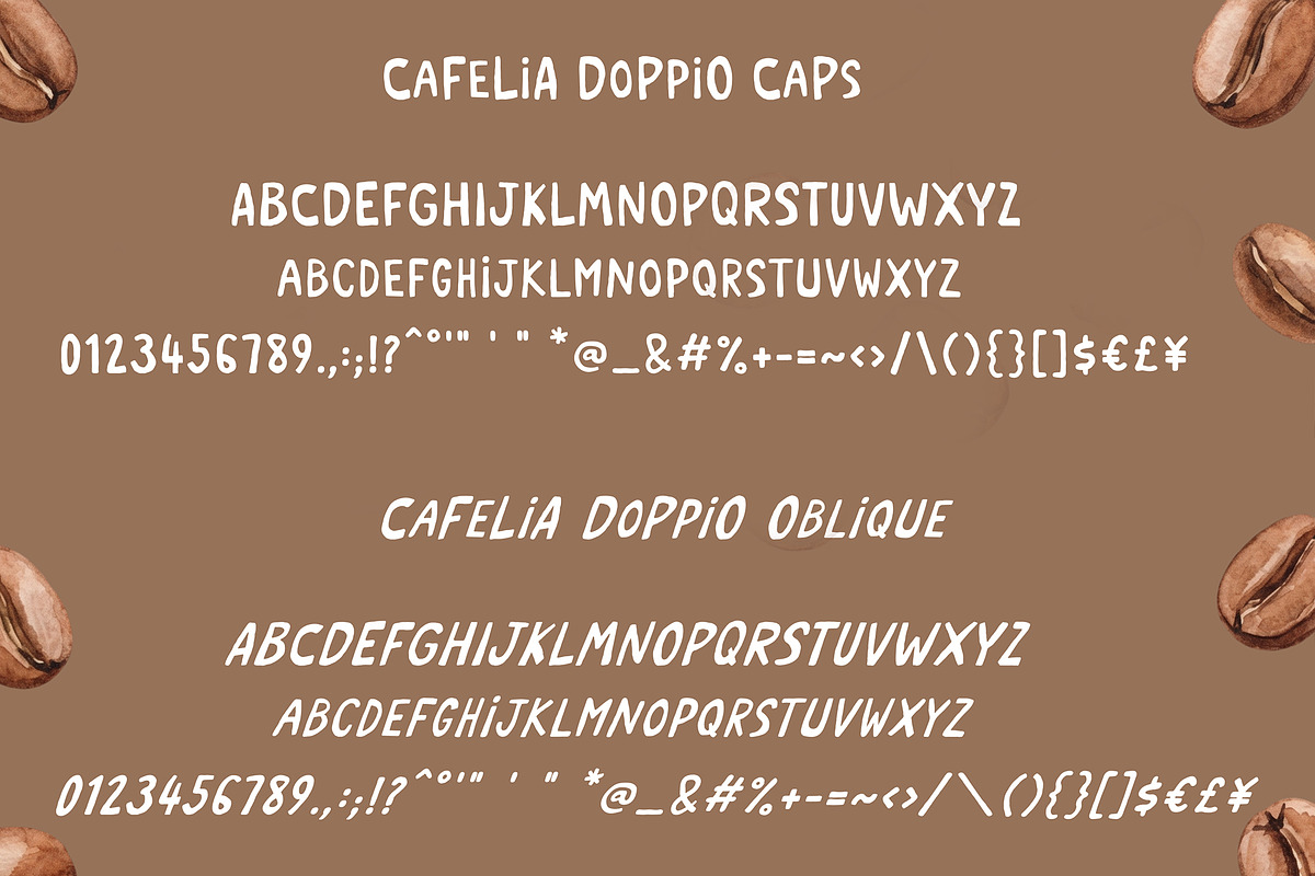 Cafelia Doppio Font Duo, a Handwritten Font by Tanondesign (Photo 5 of 7)