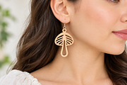 Ginkgo Leaf Earrings Laser Cut SVG, an Object Graphic by Canvas Craft (Thumbnail 3 of 3)