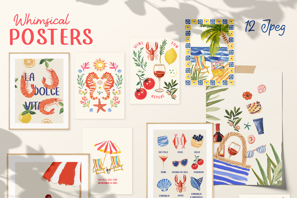 Whimsical Summer collection, a Seasonal Illustration by Polli Deeva (Photo 12 of 13)