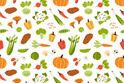 Healthy food seamless patterns, a Pattern Graphic by Good Studio (Thumbnail 7 of 12)