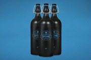 Stone Bottle Mock-Up, a Cups & Container Mockup by Palm Street Creative (Thumbnail 2 of 3)