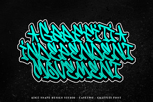 Casetwo - Graffiti Font