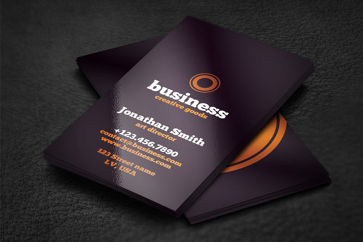 Typo Business Card, a Business Card Template by artnook (Photo 1 of 5)