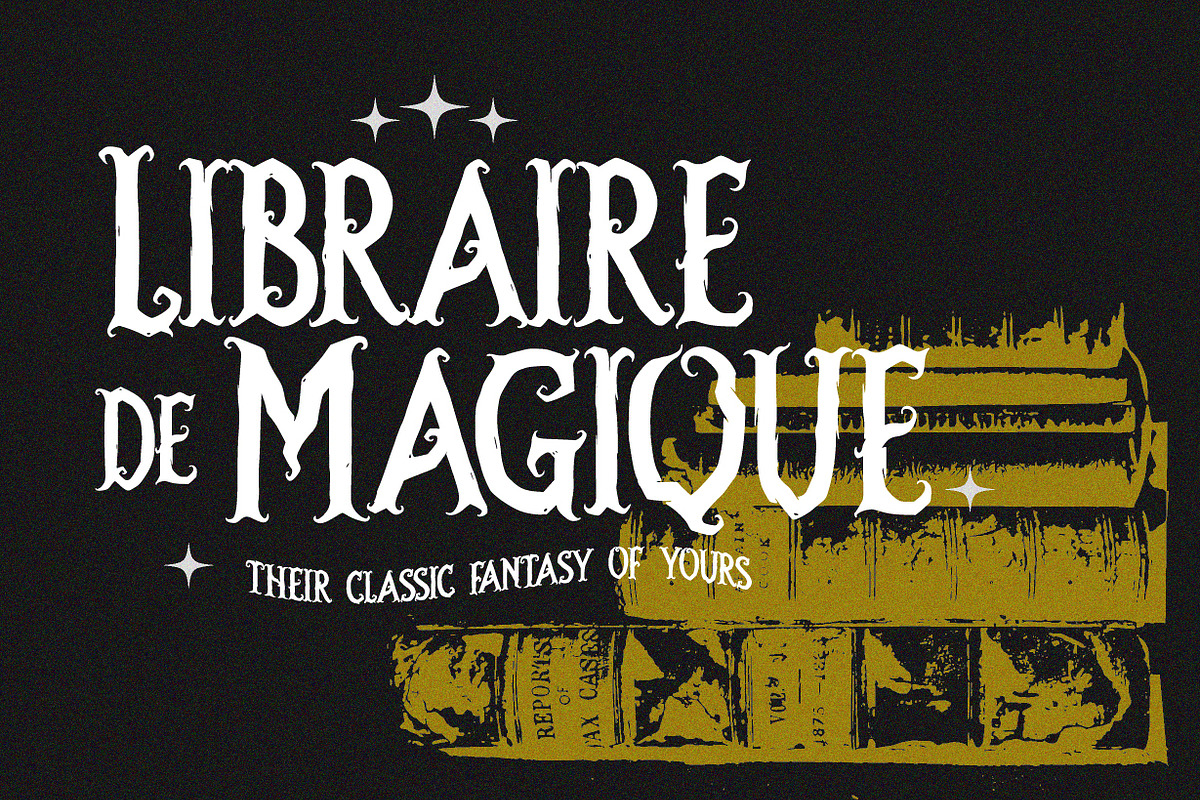 Halther - Fantasy Serif Display, a Blackletter Font by NuType (Photo 8 of 14)
