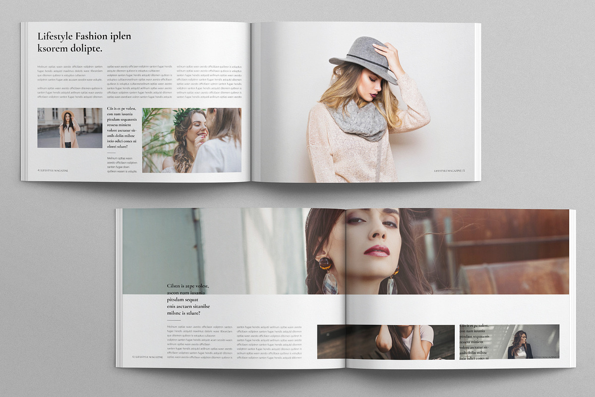 Lifestyle Magazine Landscape, a Magazine Template by E-Type (Photo 3 of 8)