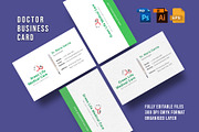 Doctor Business Card, a Business Card Template by graphicsunday (Thumbnail 1 of 4)