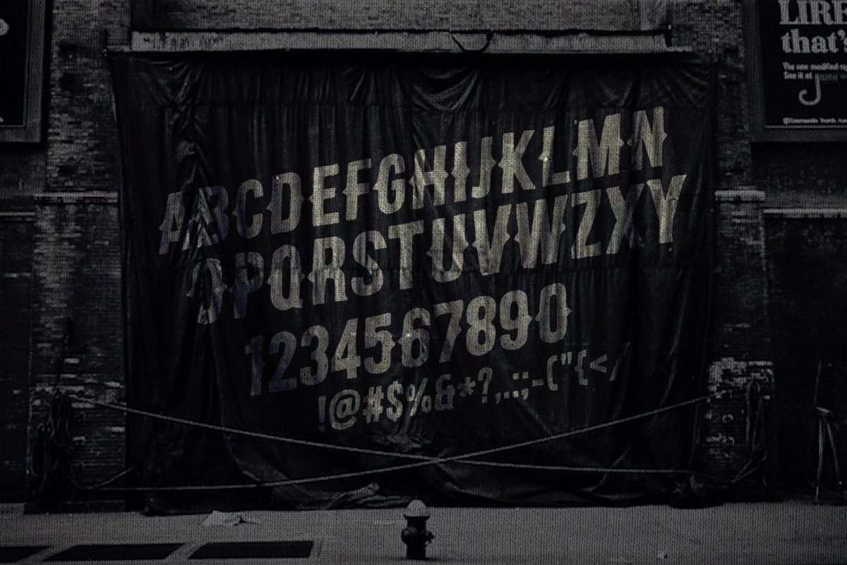 Brooklyn Coffee Custom Font preview 3