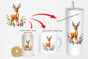 Deer Embroidery Clipart, a Graphic by Artnoy (Thumbnail 4 of 5)