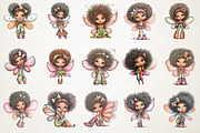 Black History Month Fairy Clipart, an Illustration by RobertsArt (Thumbnail 5 of 5)