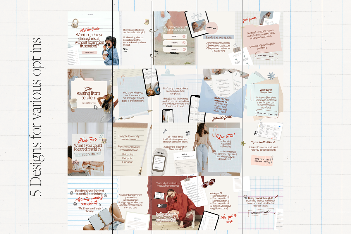 Lead Magnet Promo Templates Canva, a Marketing Template by Tabitha Emma (Photo 3 of 6)