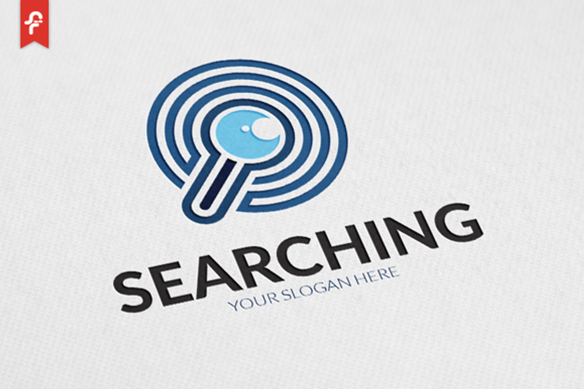 Searching Logo, a Branding & Logo Template by ft.studio