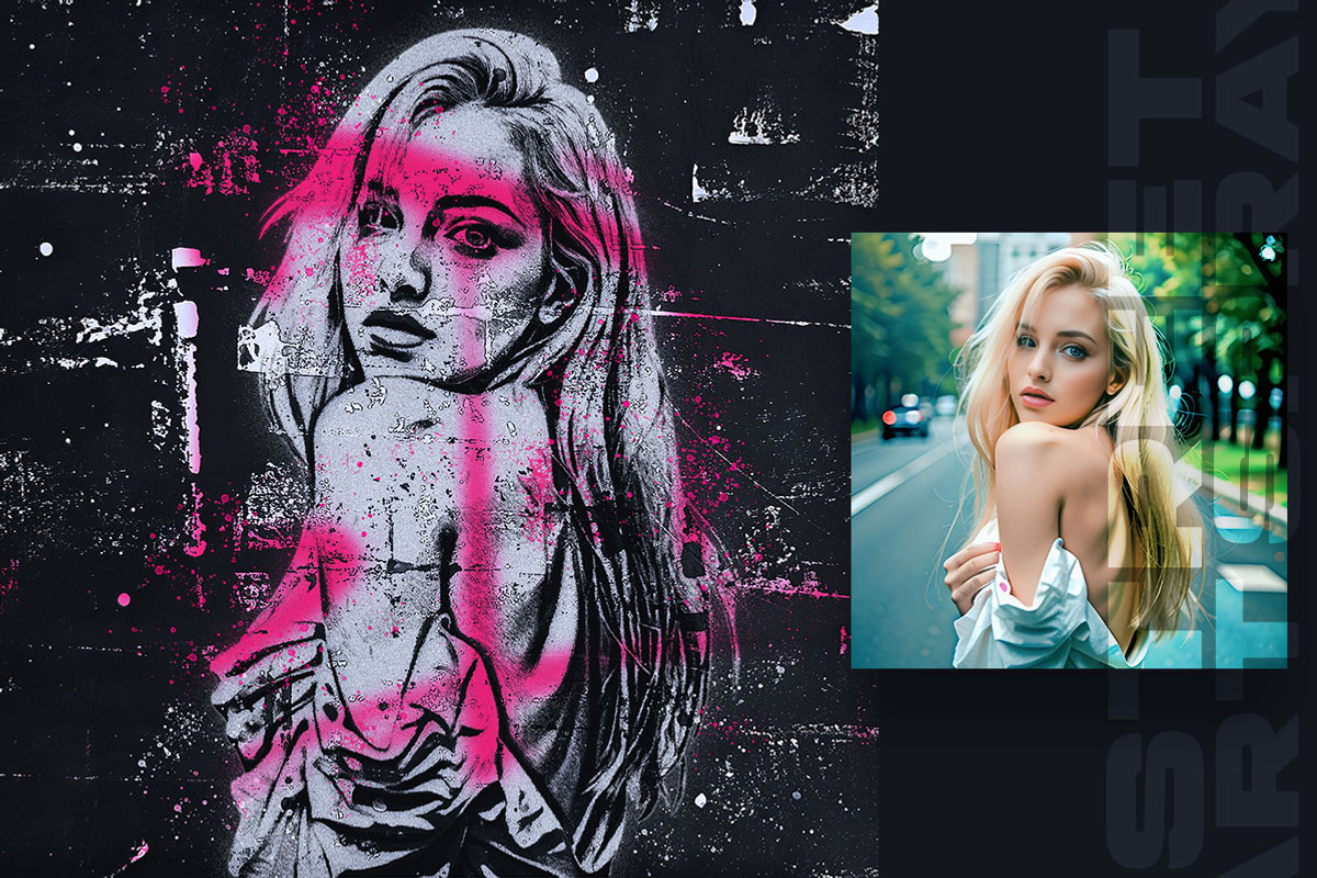 Street Art Spray Photo Effects, an Action Add-On by Amorjesu.com (Photo 9 of 33)
