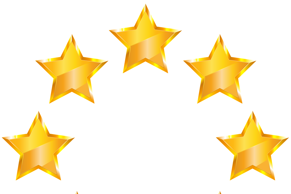 gold stars arranged in a circle, an Object Graphic by JYa_Design
