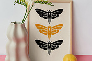 Insects Linocut Clipart, an Illustration by ClayStudio (Thumbnail 4 of 7)