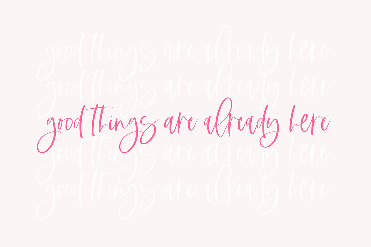 Stillness | Modern Script Font preview 5