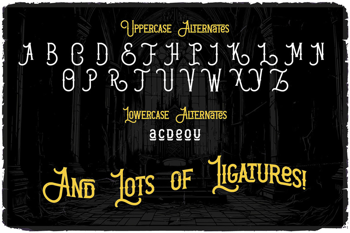 Kingdom Crown Vintage Label Font, a Serif Font by JumboDesign (Photo 5 of 6)